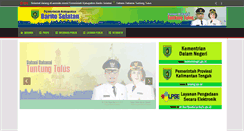 Desktop Screenshot of baritoselatankab.go.id